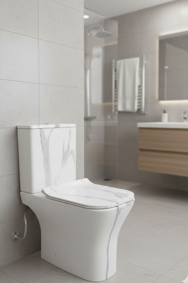 Genuine  marble toilets from M ORAL - 5 luxurious colors