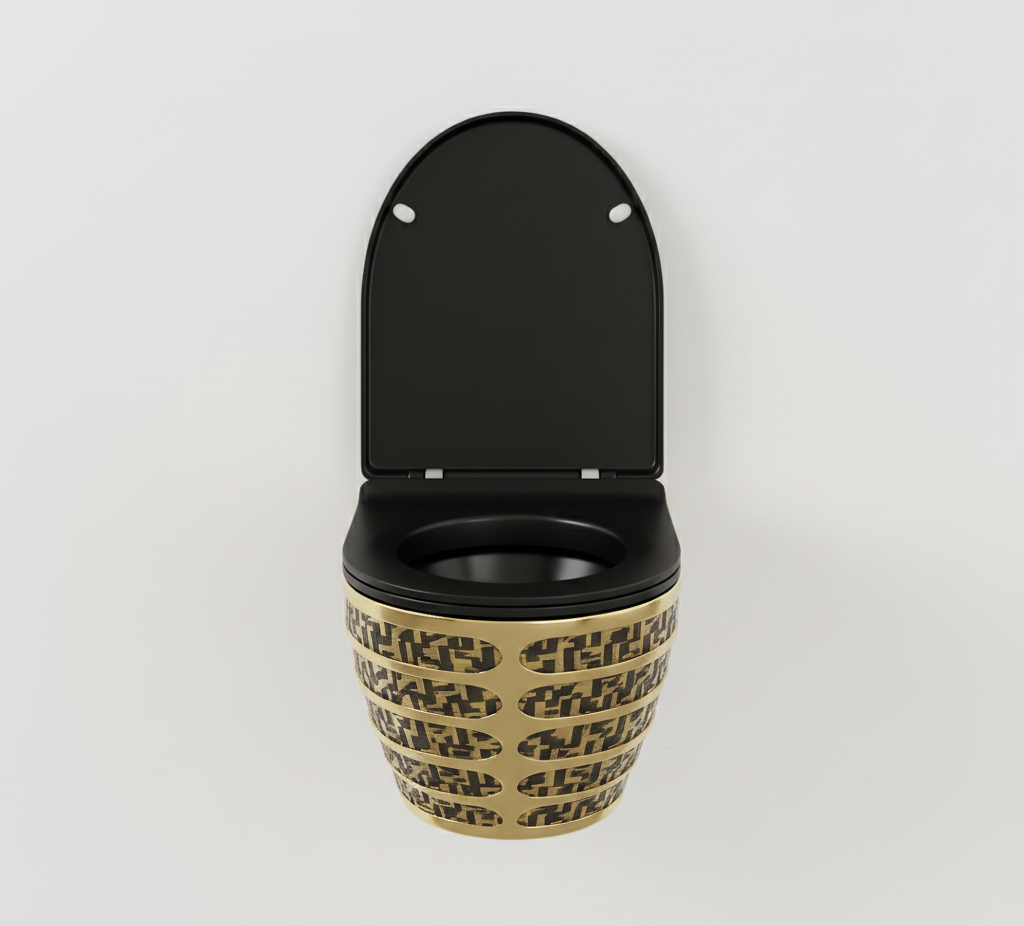 M ORAL Wall-Hung Toilets - Premium Italian Marble Collection (MKVGB- 5166)