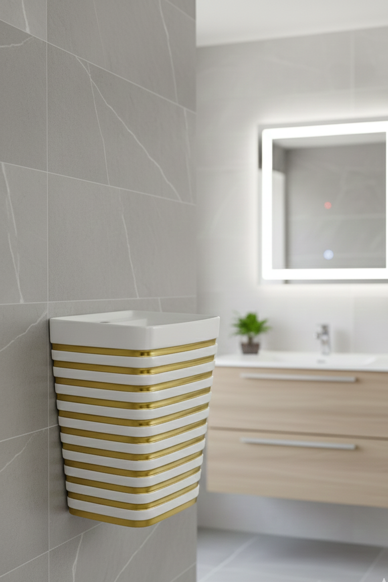 M ORAL Luxury Natural Marble Basins - China Designs for Modern Bathrooms (MKG-8974)