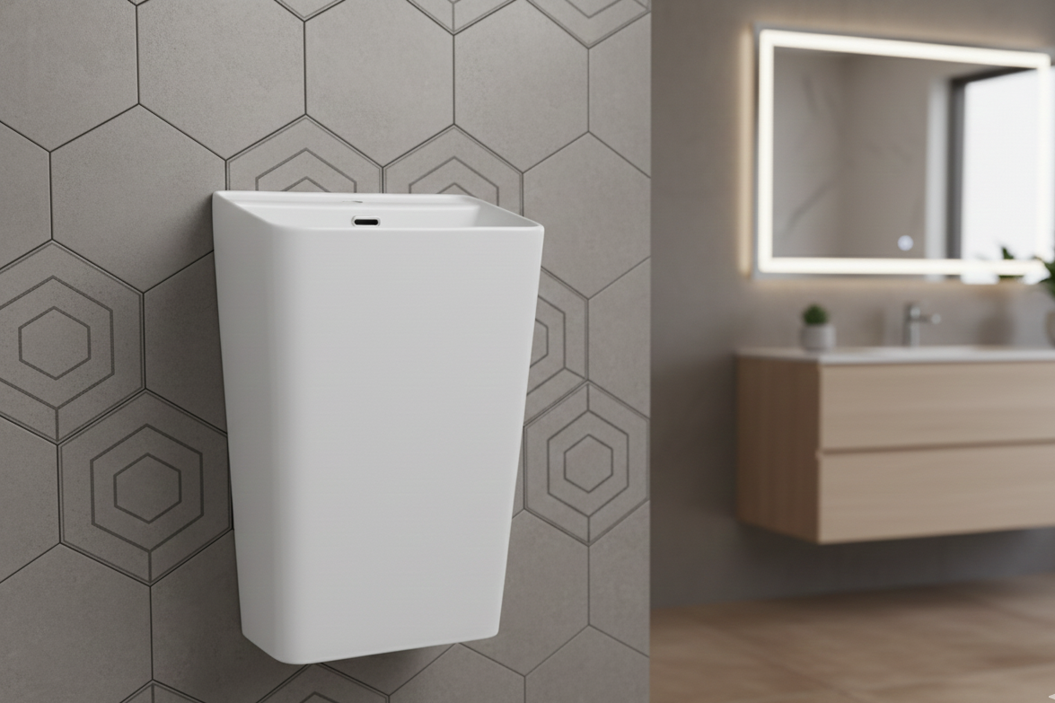 M ORAL Luxury Natural Marble Basins - China Designs for Modern Bathrooms (MW - 1856)